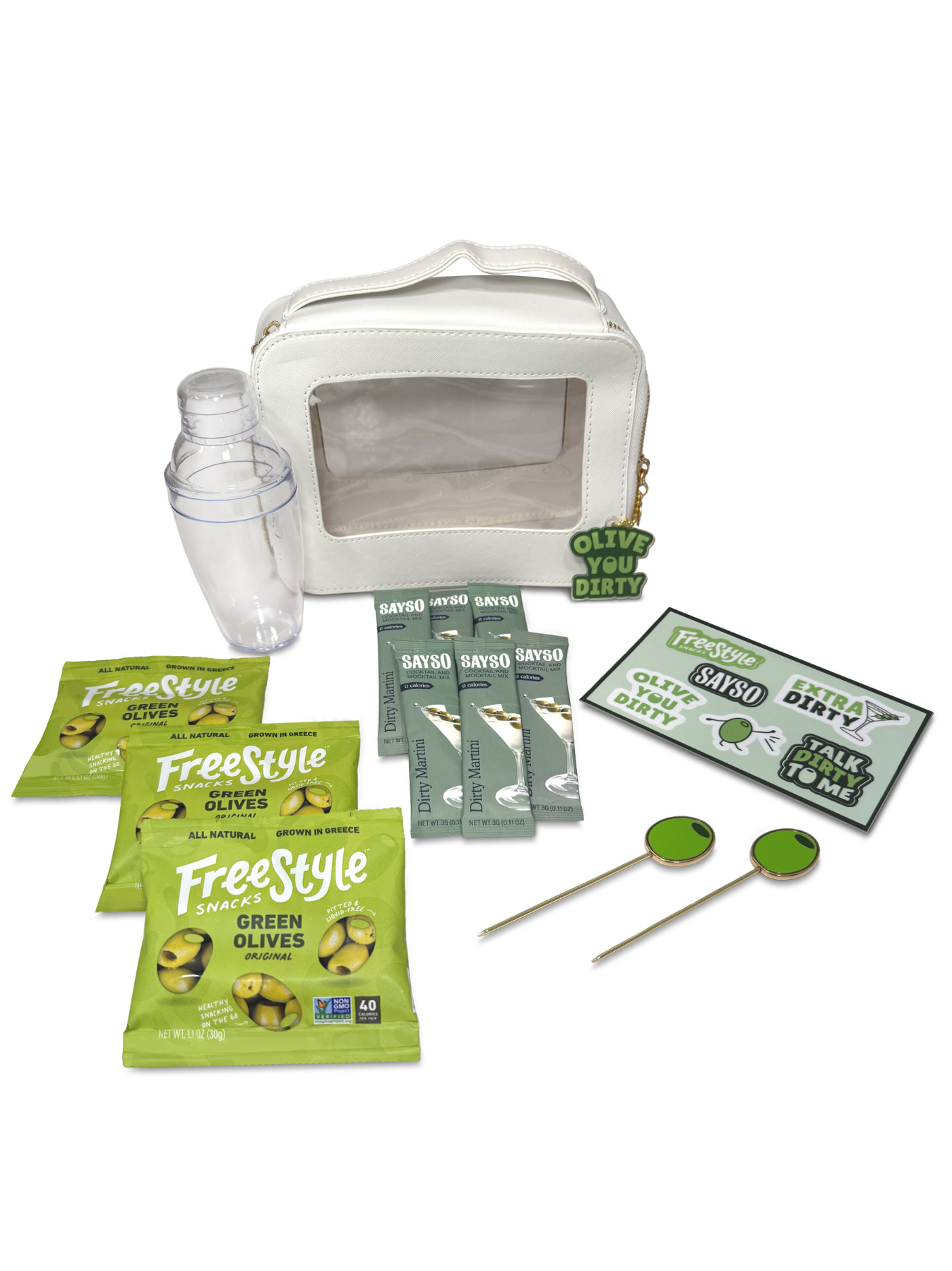 On-the-Go Dirty Martini Kit
