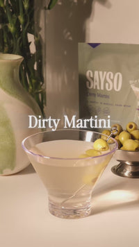 Video of making a Sayso Dirty Martini